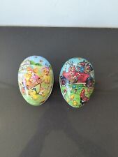 Nestler Paper Mache Easter Eggs Set 2 Made In Germany K12 picture