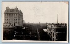 Winnipeg Manitoba Canada Postcard Broadway Avenue 1926 Posted RPPC Photo picture