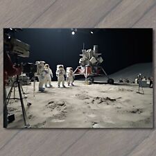 POSTCARD Unveiling Moon Landing Fake Controversies Perspective picture