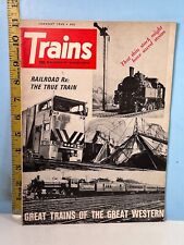 January 1968 TRAINS - The Magazine of Railroading Vol. 28, No. 3 picture