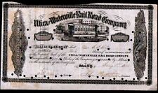 1866 Utica - John Butterfield AMERICAN EXPRESS Founder signs Stock Certificate picture