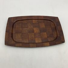 Vintage Weavewood Inc. MN Wooden Weave End Tray - 8.5