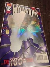 Wolverine #100 Holo-Foil Direct Marvel 1996 Logan X-Men Anniversary Issue 9.4 picture