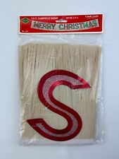 Vintage Beistle MERRY CHRISTMAS Banner 9.5 Ft - New picture