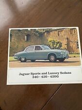 1968 Jaguar Sports and Luxury Sedans 340 420 420G Dealer Sales Brochure Catalog picture