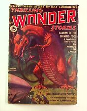 Thrilling Wonder Stories Pulp Oct 1937 Vol. 10 #2 VG picture