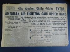 WWI Era Newspaper - Boston Daily Globe - May 21 1918 - 4 pgs.  picture
