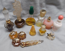 Lot of 13 Smalls Vintage Avon Perfume Bottles - Partials & Full & Empties picture