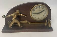 United Self Starting Bowling Electric Clock “ For Parts And Repair” picture