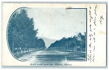 1906 Gerald Avenue South Side Street Road Missoula Montana MT Vintage Postcard picture