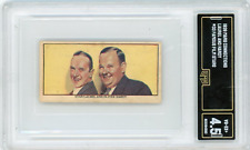 1930s Mars Connections #33 Laurel & Hardy Famous Film Stars Card GMA VG-EX+ picture