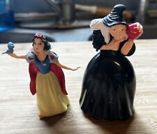 Vintage 90s Snow White & Wicked Witch pvc Figures picture