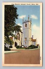 Akron OH-Ohio, Goss Memorial Reformed Church Vintage Souvenir Postcard picture
