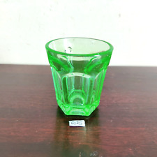Vintage Green Glass Tequila Shot Tumbler Belgium Decorative Collectible GT2 picture