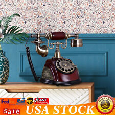 Vintage Telephone Antique Old Fashioned Rotary Dial Phone Home Office Decoration picture