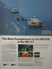 5/1989 PUB MBB HELICOPTERS BO 105 BK 117 HELICOPTERS HELICOPTER PARIS AD picture