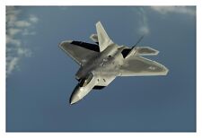 LOCKHEED MARTIN F-22A RAPTOR FLIES OVER JAPAN 4X6 PHOTOGRAPH REPRINT picture