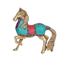 Brass Running Horse for vastu Statue picture