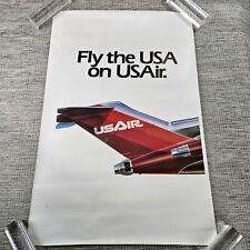 Vintage USAir Travel Poster Advertising Proof 25