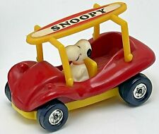 Vintage Peanuts Aviva Diecast Snoopy Driving Dune Buggy Manx Surfboard Hong Kong picture