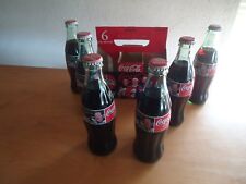 DALE EARNHARDT 1996 NASCAR COLLECTOR  8OZ. COKE GLASS BOTTLES IN 6 PACK picture