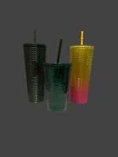 Starbucks Lot Of Three Tumblers. 2 Large One Grande. picture