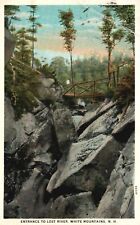 Vintage Postcard 1960 Entrance Lost River Bridge White Mountains New Hampshire picture