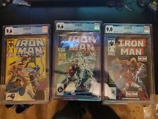 Iron Man Graded Comic Lot (3) Iron Man #200 CGC 9.0, #221 CGC 9.6, #224 CGC 9.6 picture