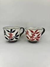 Pair of Shigaraki Ware Ceramic Mugs picture