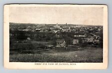 Jackson MN-Minnesota, Aerial Of Jackson, Antique, Vintage c1922 Postcard picture