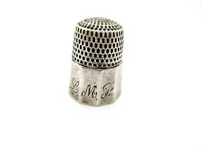 Antique Thimble Sterling Silver Possibly Size 11 Webster Co Mark picture