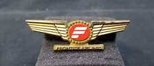 Vintage Stoffel Seals Frontier Airlines Junior Kiddie Wings Lapel Pin picture
