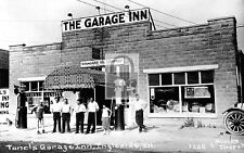 Tanels The Garage Inn Standard Oil Co Ingleside Illinois IL Reprint Postcard picture