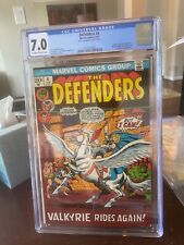 Defenders #4, CGC  7.0 FN/VF; National Diamond Insert; 1st Appearance Valkyrie picture