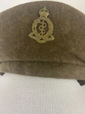 Vtg Royal Army Medical Core Wool Qltd Beret London 1942 Internal Circumfrance~9
