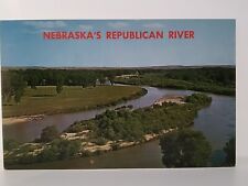 Postcard Nebraska's Republican River Aerial View picture