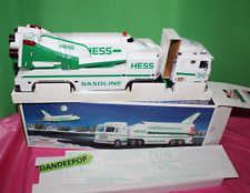 Hess Gas Toy Tanker Truck With Satellite Space Shuttle 1999 In Box Full Size picture