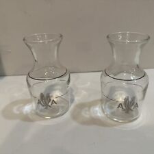 Vintage American Airlines Glass Mini Wine Carafe 4