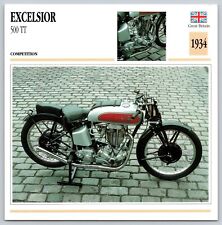 Excelsior 500 TT 1934 Great Britain Edito Service Atlas Motorcycle Card picture