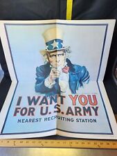 Lot Of 3 Original 1968 Large Army Recruiting Posters  picture
