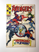Marvel Comic June 1968 The Avengers #53 Feat X-men Very Good picture