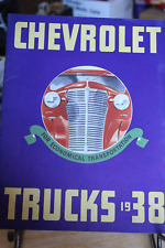 1938 Chevrolet Trucks  Dealer Color Brochure picture