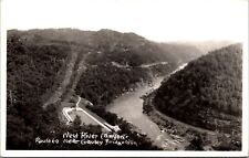 RP Postcard New River Canyon Route 60 near Gauley Bridge West Virginia~576 picture
