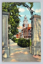 c1939 Linen Postcard Denver CO East High School City Park Gateway Esplanade picture