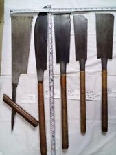 Vintage Old Hand saw set Made by Japanese craftsmen Carpentry tool Jank #1 picture