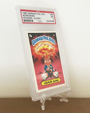 🔥1985 Garbage Pail Kids OS1 Adam Bomb #8a PSA 7 NM GPK Rare Vintage *Free Easel picture