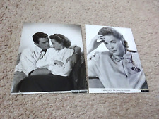 Dorothy McGuire and Gregory Peck 2 Black & White Glossy Photos picture