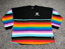 Disney Spirit Jersey Adult Pride Cast Member Mickey Mouse Black Rainbow NWT picture