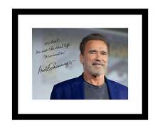 Arnold Schwarzenegger 8x10 Signed custom print Your Name Terminator autographed picture