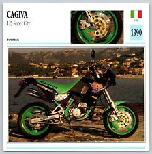 Cagiva 125 Super City 1990 Italy Edito Service Atlas Motorcycle Card picture